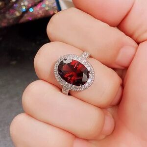 OVAL 925 WEDDDING RING SET